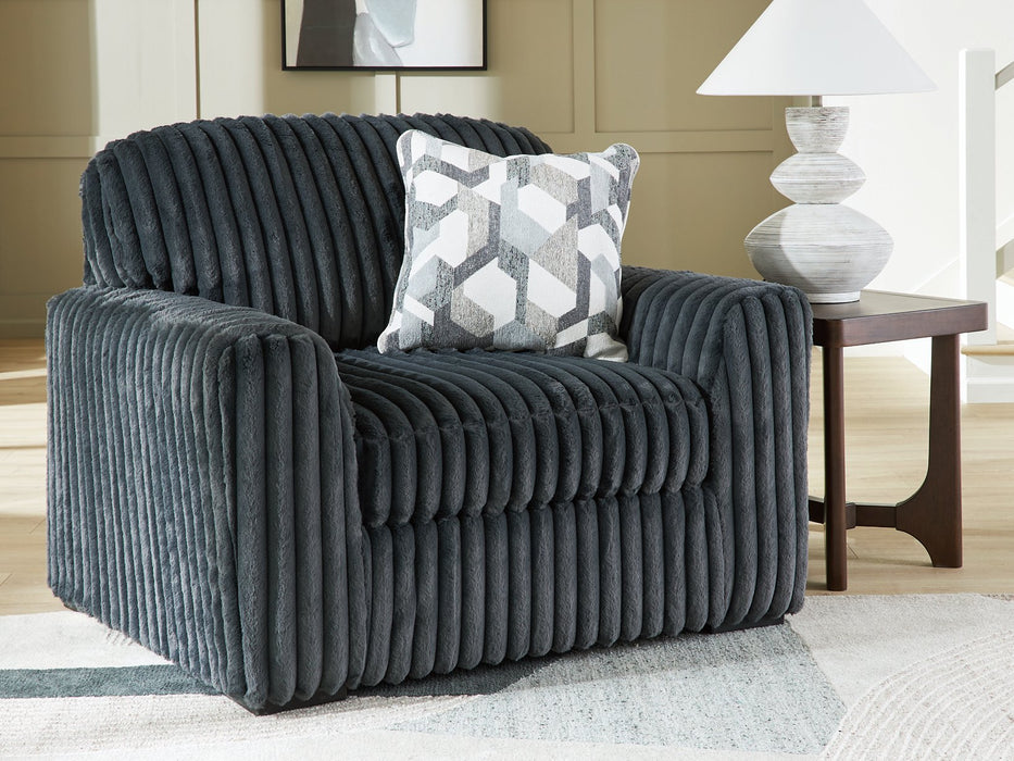 Midnight-Madness Oversized Chair - Furniture 4 Less (Jacksonville, NC)