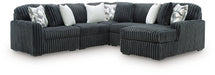 Midnight-Madness Sectional with Chaise - Furniture 4 Less (Jacksonville, NC)