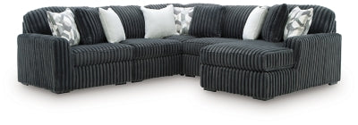 Midnight-Madness Sectional with Chaise - Furniture 4 Less (Jacksonville, NC)