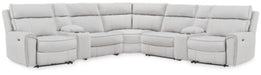 Social Pointe Reclining Sectional with Storage Consoles - Furniture 4 Less (Jacksonville, NC)