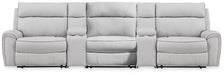 Social Pointe Reclining Sectional with Storage Consoles - Furniture 4 Less (Jacksonville, NC)