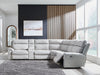 Social Pointe Power Reclining Sectional - Furniture 4 Less (Jacksonville, NC)
