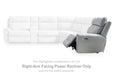 Social Pointe Reclining Sectional with Storage Console - Furniture 4 Less (Jacksonville, NC)