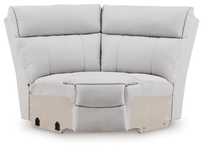 Social Pointe Reclining Sectional with Storage Consoles - Furniture 4 Less (Jacksonville, NC)