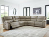 Narwhal Place Reclining Sectional with Storage Console - Furniture 4 Less (Jacksonville, NC)