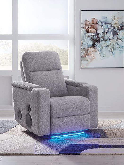 Pineland Power Glider Recliner with Audio System - Furniture 4 Less (Jacksonville, NC)