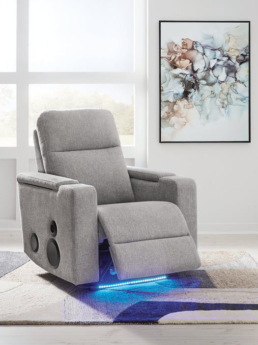 Pineland Power Glider Recliner with Audio System - Furniture 4 Less (Jacksonville, NC)