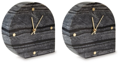 Janmour Table Clock (Set of 2) - Furniture 4 Less (Jacksonville, NC)