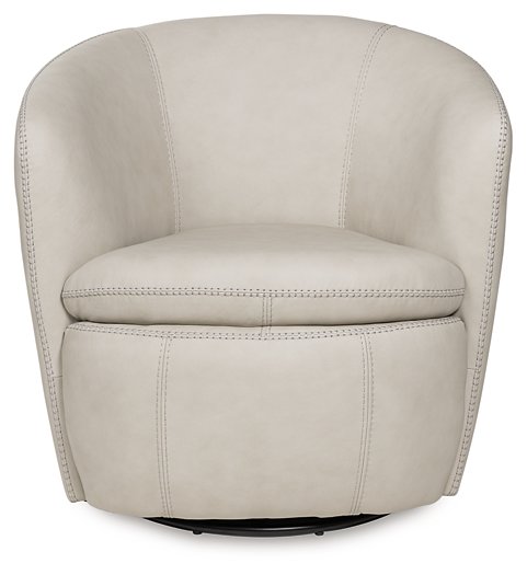 Kierreys Swivel Accent Chair - Furniture 4 Less (Jacksonville, NC)