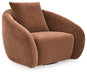 Yahya Swivel Accent Chair - Furniture 4 Less (Jacksonville, NC)