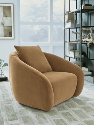 Yahya Swivel Accent Chair - Furniture 4 Less (Jacksonville, NC)