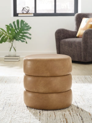 Ummi Swivel Accent Ottoman - Furniture 4 Less (Jacksonville, NC)