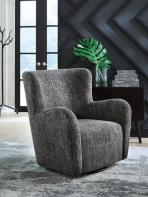 Rowenburg Swivel Glider Accent Chair - Furniture 4 Less (Jacksonville, NC)