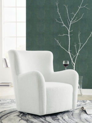Rowenburg Swivel Glider Accent Chair - Furniture 4 Less (Jacksonville, NC)