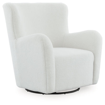 Rowenburg Swivel Glider Accent Chair - Furniture 4 Less (Jacksonville, NC)