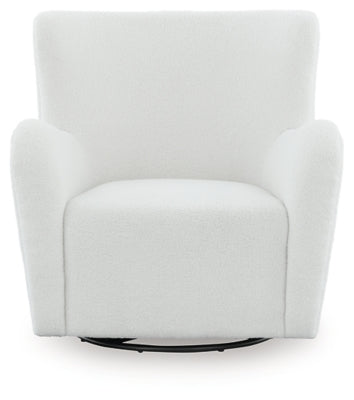 Rowenburg Swivel Glider Accent Chair - Furniture 4 Less (Jacksonville, NC)