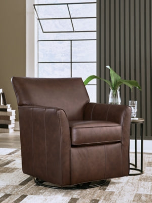 Braydunn Swivel Glider Accent Chair - Furniture 4 Less (Jacksonville, NC)