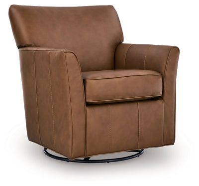 Braydunn Swivel Glider Accent Chair - Furniture 4 Less (Jacksonville, NC)