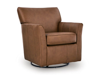 Braydunn Swivel Glider Accent Chair - Furniture 4 Less (Jacksonville, NC)