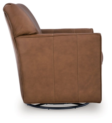 Braydunn Swivel Glider Accent Chair - Furniture 4 Less (Jacksonville, NC)