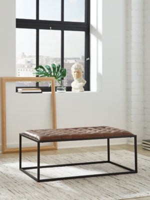 Junsor Coffee Table Ottoman - Furniture 4 Less (Jacksonville, NC)