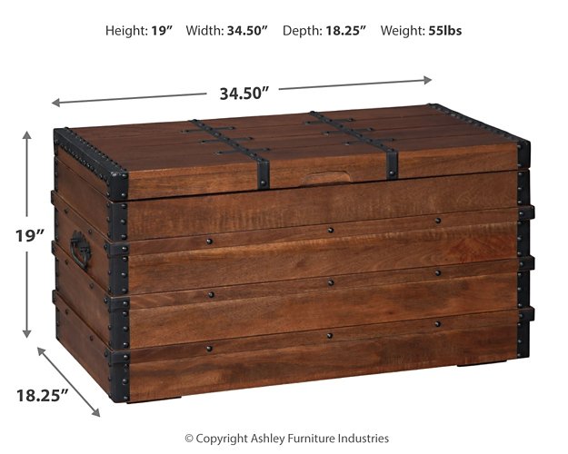 Kettleby Storage Trunk - Furniture 4 Less (Jacksonville, NC)