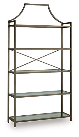 Bernonly 72" Bookcase - Furniture 4 Less (Jacksonville, NC)