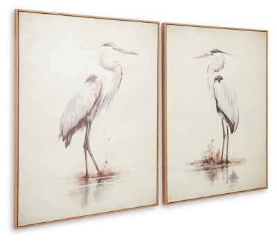 Aubinell Wall Art (Set of 2) - Furniture 4 Less (Jacksonville, NC)