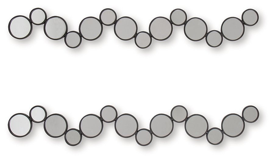 Vinler Accent Mirror Set (Set of 2) - Furniture 4 Less (Jacksonville, NC)