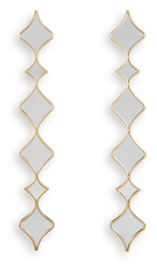 Harriswood Accent Mirror Set (Set of 2) - Furniture 4 Less (Jacksonville, NC)