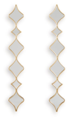 Harriswood Accent Mirror Set (Set of 2) - Furniture 4 Less (Jacksonville, NC)