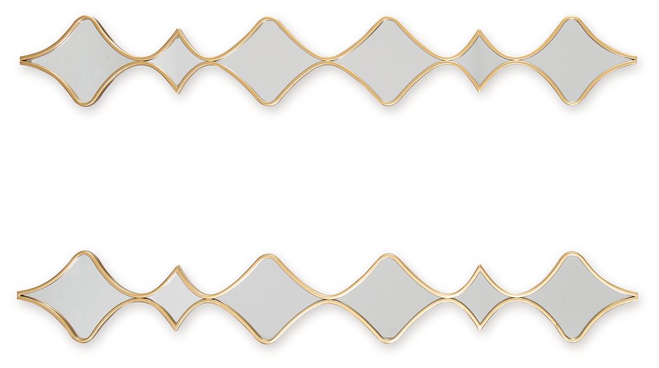 Harriswood Accent Mirror Set (Set of 2) - Furniture 4 Less (Jacksonville, NC)