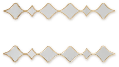 Harriswood Accent Mirror Set (Set of 2) - Furniture 4 Less (Jacksonville, NC)