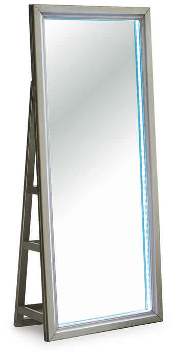 Evesen Floor Standing Mirror/Storage - Furniture 4 Less (Jacksonville, NC)