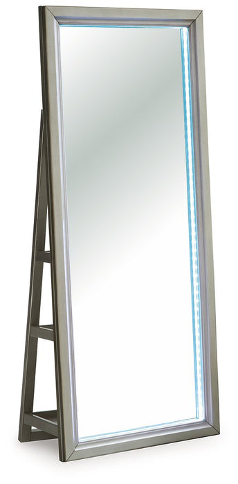 Evesen Floor Standing Mirror/Storage - Furniture 4 Less (Jacksonville, NC)