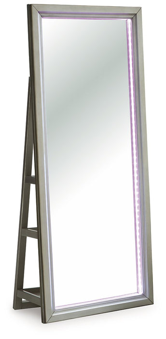 Evesen Floor Standing Mirror/Storage - Furniture 4 Less (Jacksonville, NC)