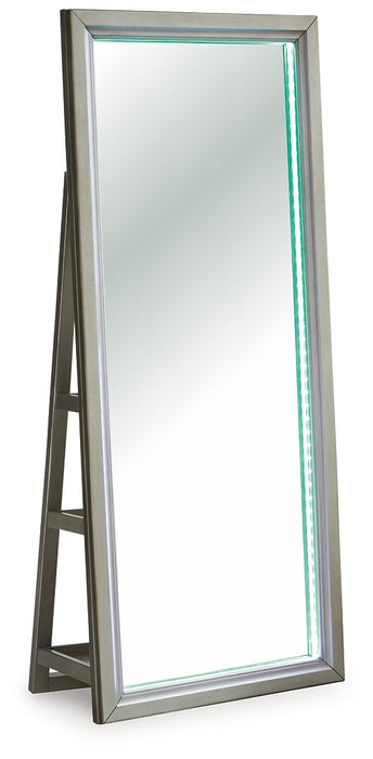 Evesen Floor Standing Mirror/Storage - Furniture 4 Less (Jacksonville, NC)