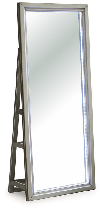 Evesen Floor Standing Mirror/Storage - Furniture 4 Less (Jacksonville, NC)