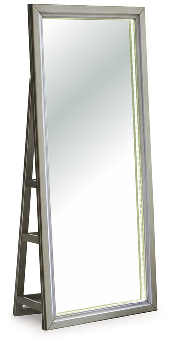 Evesen Floor Standing Mirror/Storage - Furniture 4 Less (Jacksonville, NC)
