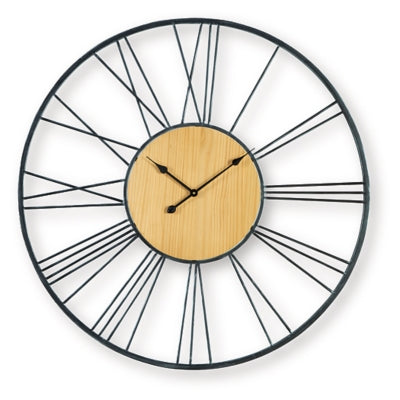 Brockett Wall Clock - Furniture 4 Less (Jacksonville, NC)