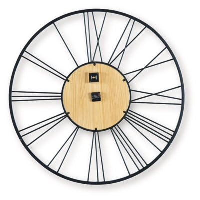 Brockett Wall Clock - Furniture 4 Less (Jacksonville, NC)
