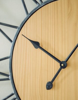 Brockett Wall Clock - Furniture 4 Less (Jacksonville, NC)