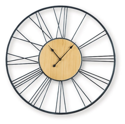 Brockett Wall Clock - Furniture 4 Less (Jacksonville, NC)