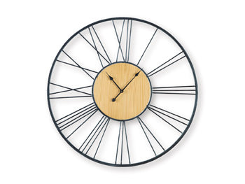 Brockett Wall Clock - Furniture 4 Less (Jacksonville, NC)