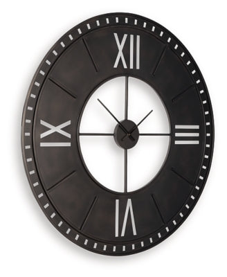 Lytle Wall Clock - Furniture 4 Less (Jacksonville, NC)