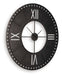 Lytle Wall Clock - Furniture 4 Less (Jacksonville, NC)