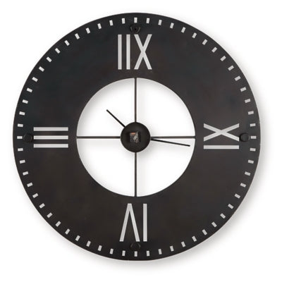 Lytle Wall Clock - Furniture 4 Less (Jacksonville, NC)
