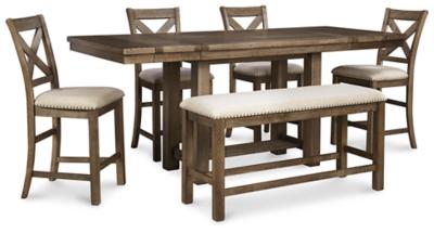 Moriville Counter Height Dining Set - Furniture 4 Less (Jacksonville, NC)