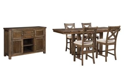 Moriville Counter Height Dining Set - Furniture 4 Less (Jacksonville, NC)