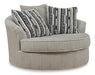 Calnita Oversized Swivel Accent Chair - Furniture 4 Less (Jacksonville, NC)